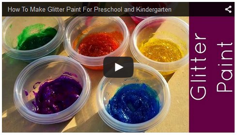 How To Make Glitter Paint