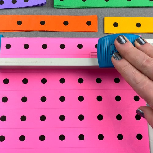 Shape Hole Punch Strips – Early Learning Ideas