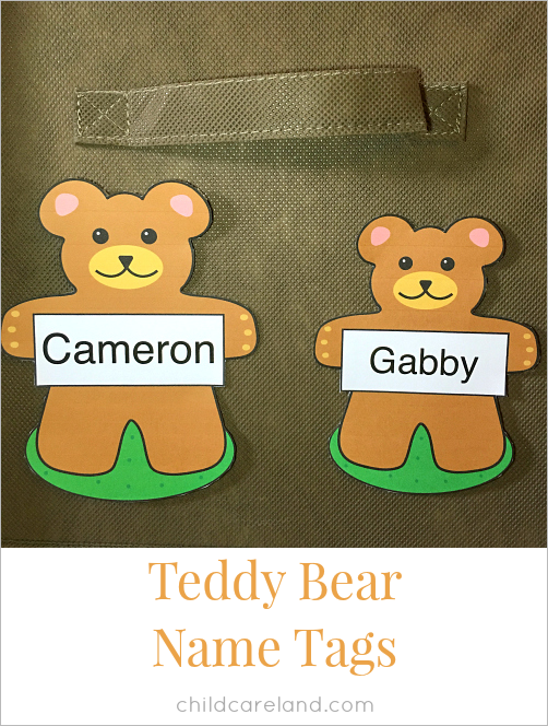 teddy bear tag